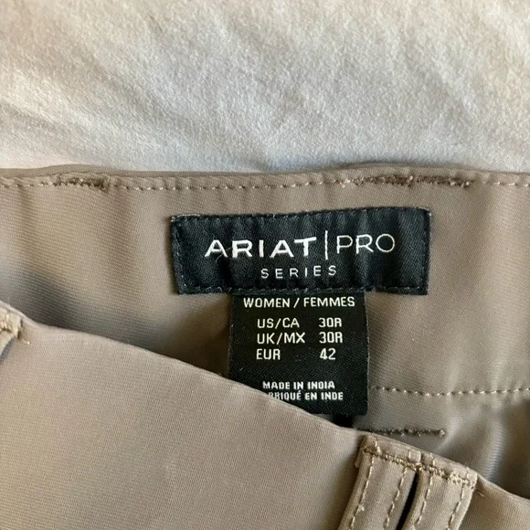 Ariat Pro Series Tan Pants - Picture 3 of 3